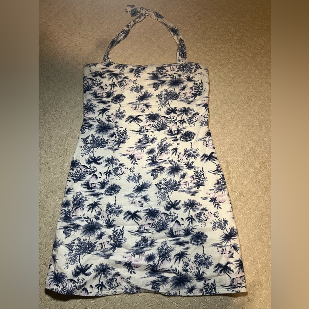 Abercombie and Fitch Linen Blend Mini Dress